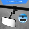 UTV Rear View Mirror, RZR Rearview Mirror for 1.75"-2" Roll