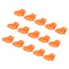 15Pcs Ring Sewing Thimble Ring Finger, Plastic Quilting Thread Cutter