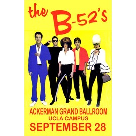B 52'S REPLICA 1979 CONCERT POSTER