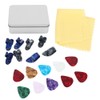 Guitar Accessories Kit 10 Celluloid Pick 4 Guitar Slider 8