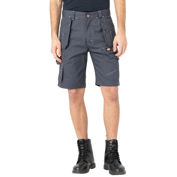 Dickies Men's Redhawk Pro Short, Thunder Gray, 33