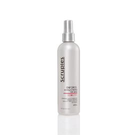 Scruples Enforce Working & Finishing Hair Spray - Multipurpose Extra Hold Hair Spray for Styling + Defining - Lock Styles in Place with Lightweight & Volumizing Hair Care (8.5 oz)