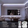 echosari 2 PCS Strip Lights Battery Operated, 9.8Ft 90 LED