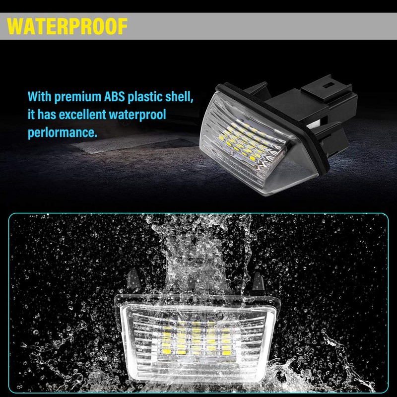 Safego LED Number Plate Light