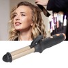 Varita para Rizar el Cabello, Rizador de Temperatura Ajustable, Esmalte
