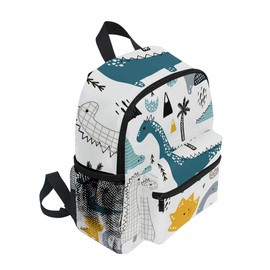 Kids Backpack Dino Scandinavian Style Kindergarten Preschool Bag for Toddler Girls Boys