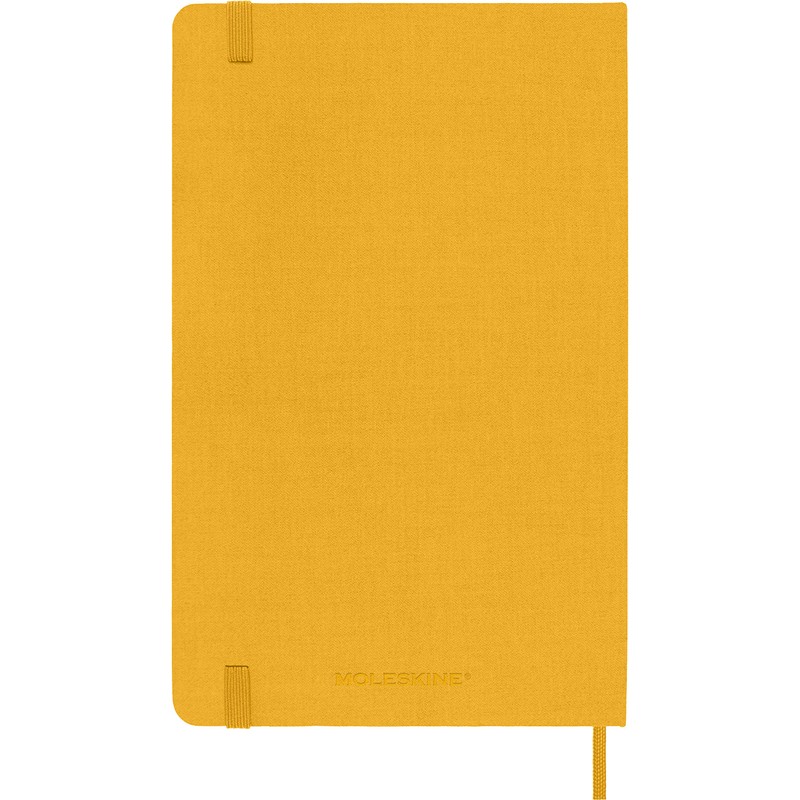 Moleskine Classic Ruled Notebook with Elastic Closure Silk Cover Large