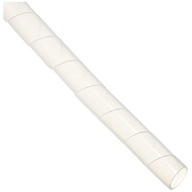 Sanwa Supply CA-SP12WN Cable Ties (Spiral, White) 6.6 ft (2 m) Roll, Inner Diameter 0.5 inches (12 mm)