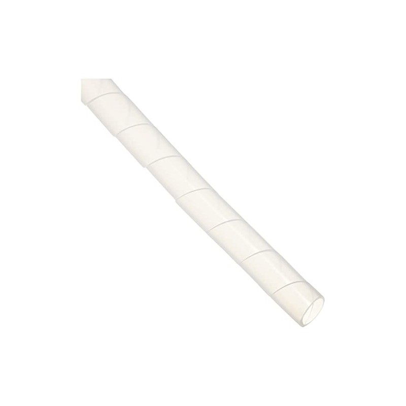 Sanwa Supply CA-SP12WN Cable Ties (Spiral, White) 6.6 ft (2