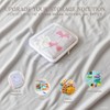 Convihealth Clear hard shell zipper case, hard plastic storage pouch,