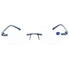 I Need You Light G67000 Plastic Rimless Glasses with Case,