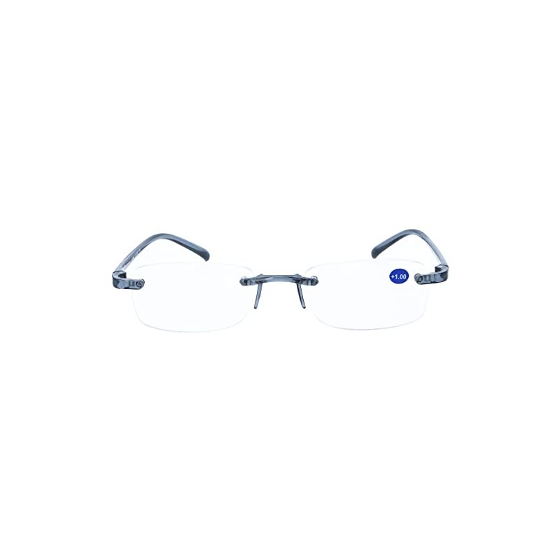 I Need You Light G67000 Plastic Rimless Glasses with Case,