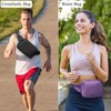Bomvabe 2L Purple Fanny Pack for Women Men, Large Everywhere