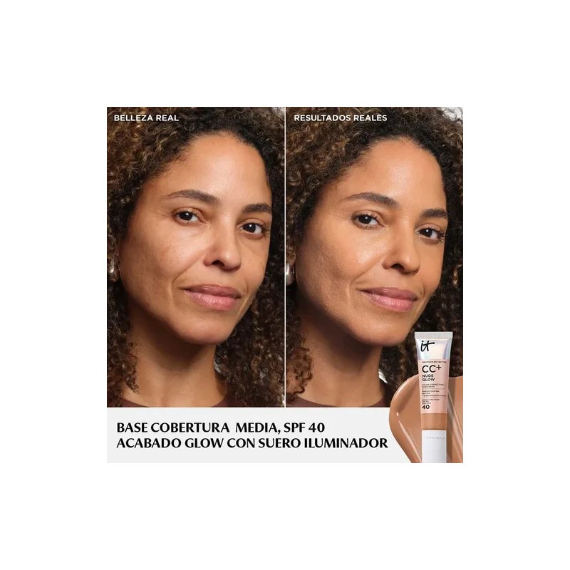 It Cosmetics CC Cream Nude Glow con Protector Solar FPS