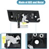 Unifizz 80607-CD41E 80606-CD01E Black Car Exterior Door Handle Replacement Left