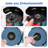 Alrens Pack of 12 Flap Discs, Flap Discs, Sanding Discs,