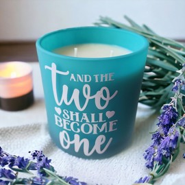 Engagement Gift, Engagement Gifts for Couples -'Engaged 2024' Candle, w/Lavender Sage Wedding Bouquet I Engagement Gifts for Her I Fiance Gifts for Women I Engaged Gifts I 60Hr Burn, USA Made 14oz