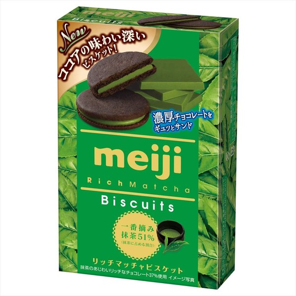 Meiji rich tea biscuits six ~ 5 boxes