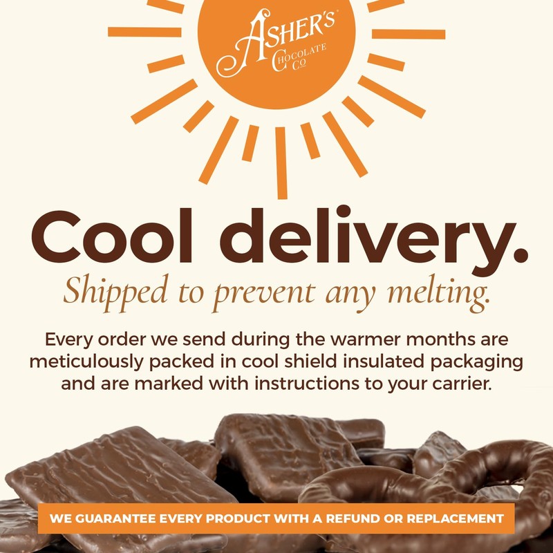 Asher's Chocolates Milk Chocolate Covered Animal Crackers, 5oz, Small Batches,