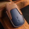 HIBEYO Leather Key Fob Cover Car Accessories Fit for Toyota