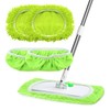 Reusable 100% Chenille Mop Pads+Microfiber Mop Pads Compatible - Washable