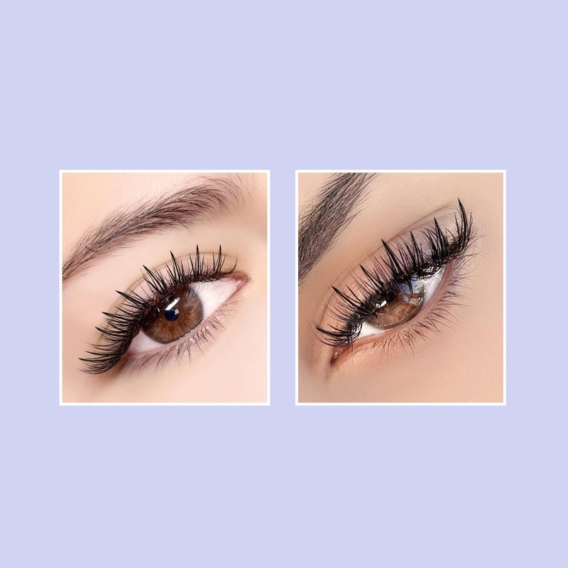 ANNAFRIS ComicElf, 0.07D, 8-15 Eyelash Extensions, Artificial Eyelash Clusters, Volume