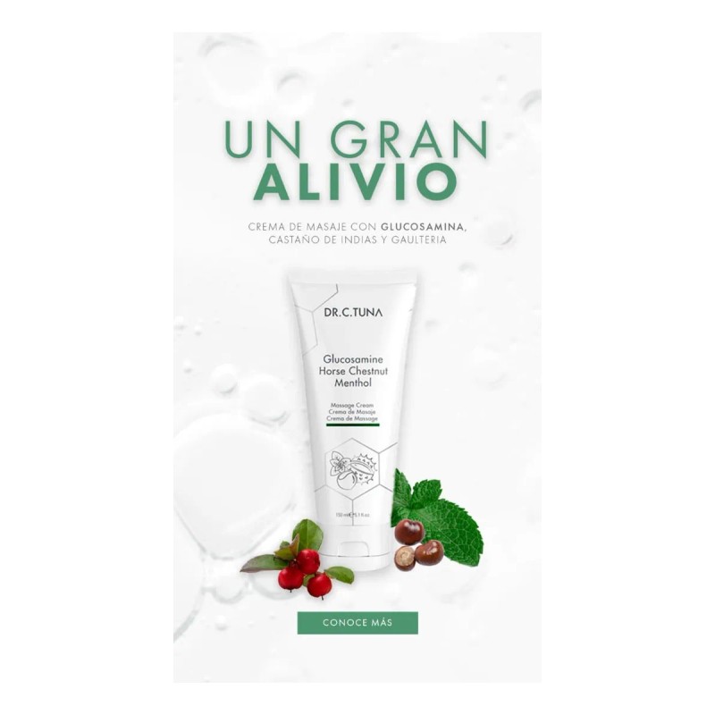 Crema Para Masaje Con Glucosamina Dr.c Tuna, Farmasi Neutra