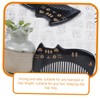 ORFOFE Natural Horn Wide Tooth Comb for Multi Functional Detangler
