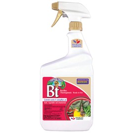Bonide 8066 Captain Jack's Bacillus Thuringiensis BT Organic Worm & Caterpillar Control, 32 oz. Ready-to-Us - Quantity 1