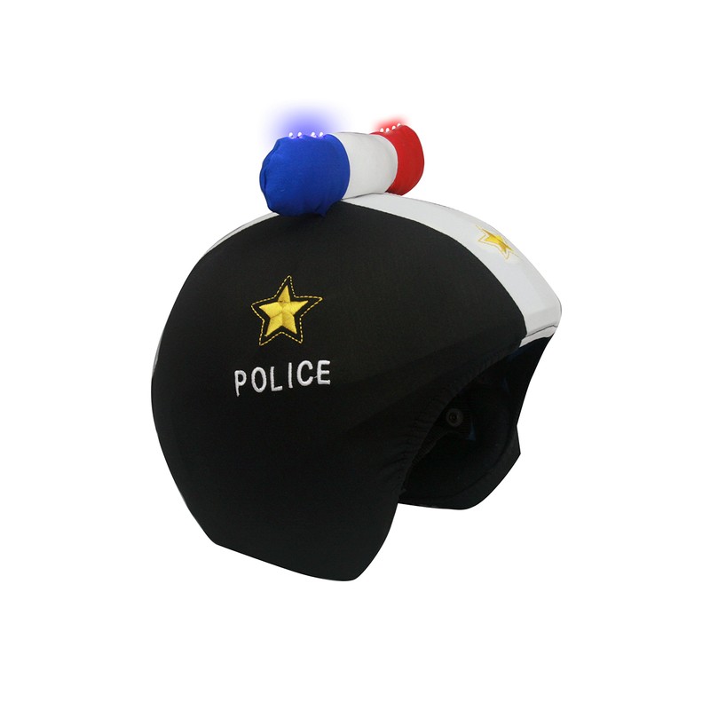 COOLCASC LED POLICE Multisport Helmet Cover