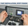 Preshrunk OD2.5mm Fiber Optic Fusion Splice Protection Sleeves 45mm Clear,