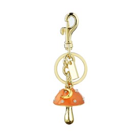 Mushroom Keychain Gold Bag Charms Purse Charms for Handbags Tote Bags Backpacks Aesthetic Accessories Gifts for Women