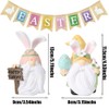 Pujipu Easter Gnomes, Easters Decorations, Resin Spring Gnome Figurine, Easters