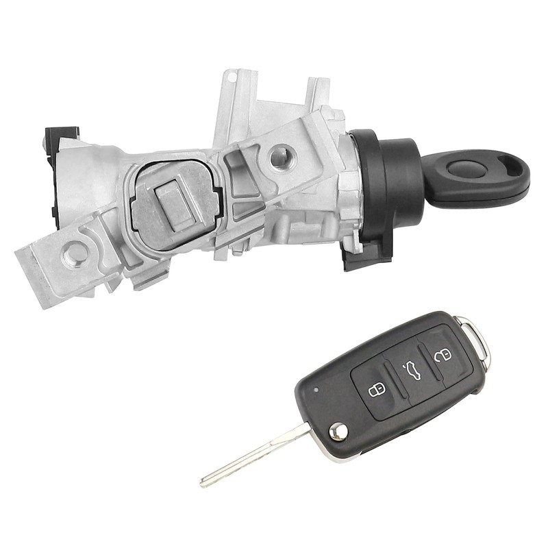 Ignition Switch Lock Assembly Compatible with 2006-2018 VW Jetta 2007-2011