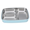 Thermal Insulation Bento Lunch Box 3 Grids Leakproof 304 Stainless