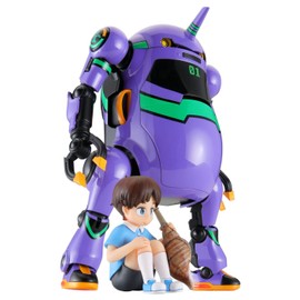 Hasegawa SP518 Mechatrowego Eva Collaboration Series Vol. 5 Shogouki + Shinji Anchor 1/20 Scale Color-Coded Plastic Model