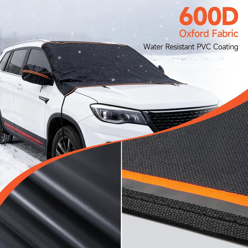 WEAREN Windshield Cover for Ice and Snow Heavy Duty Car