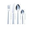 Bon Slit 16-Piece Stainless Steel Flatware Silverware Cutlery Set, Include
