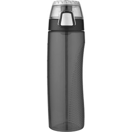 Thermos Intak 24 Oz Blue Hydration Bottle, Rotating Intake Meter, SMOKE, NEW