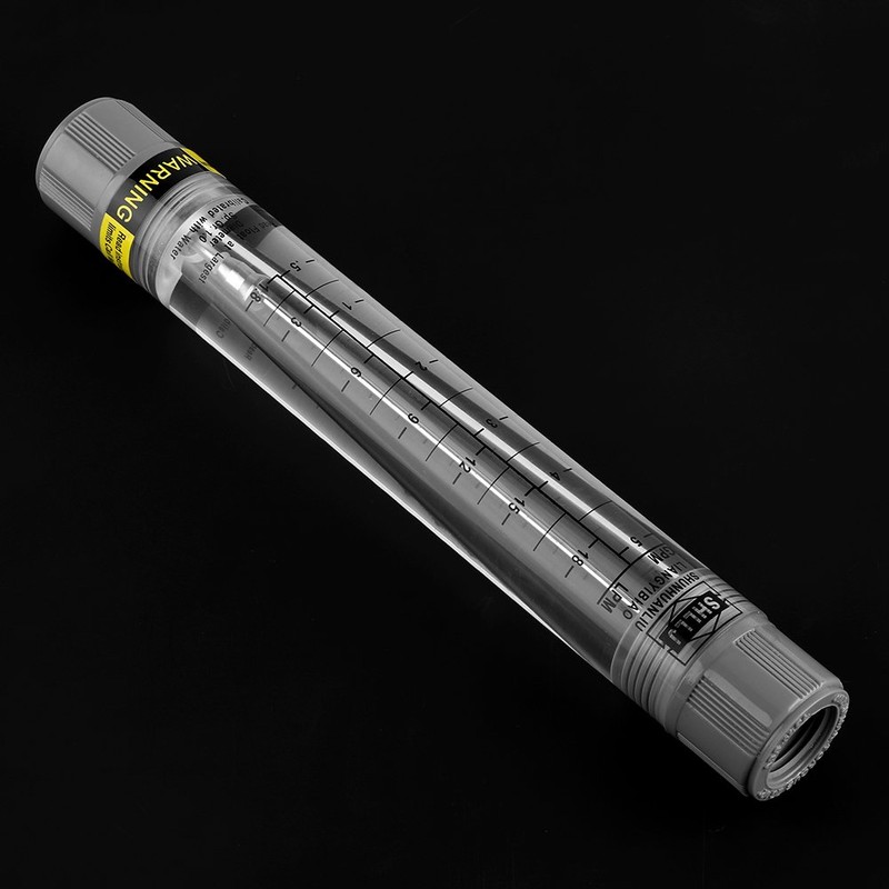 Pipe Flow Meter, 0.5-5 GPM/1.8-18 LPM Double Scale G1/2 Inch