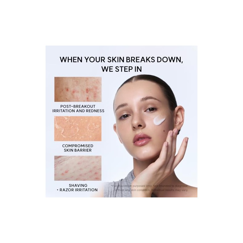 ARENCIA Eraser Soothing Cream, Facial Moisturizer with Centella & Ceramide,