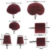 Polishing Brushing Shaped scouring pad Grinding Head - 7 Pcs