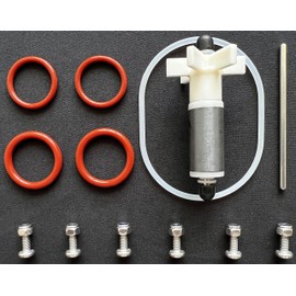 P4071 58113 Hot Tub Water Pump E02 Repair Kit for Coleman SaluSpa Lay-Z-Spa (w/Impeller & Shafts)