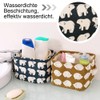 Storage Basket, 4-Piece Set, Foldable Linen Storage Box for Office,