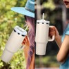 Generic 40oz Insulated Stainless Steel Thermal Mugs with Straw and