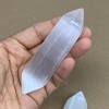 1pc, 55g-95g, 3.8"-4.1" Natural Solid Selenite Crystal Double Point, B35623