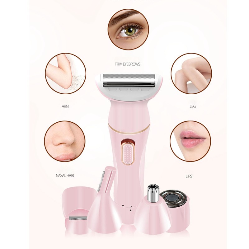 Electric Hair Trimmer for Women 5 in 1 Lady Clipper
