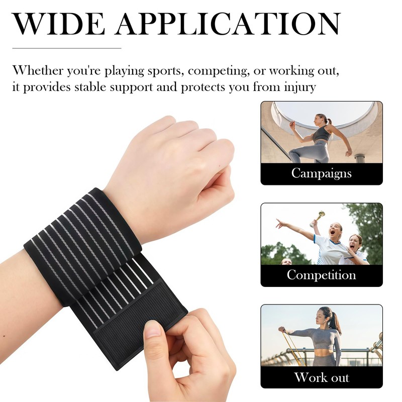 Abitzon Pack of 1 Adjustable Ankle Bandage, Ankle Brace, Flexible
