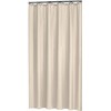 Sealskin Granada Shower Curtain, PEVA, Beige, 120 x 200 cm