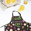 VAMSII Cooking Baking Chef Gift I Make Onions Cry Apron